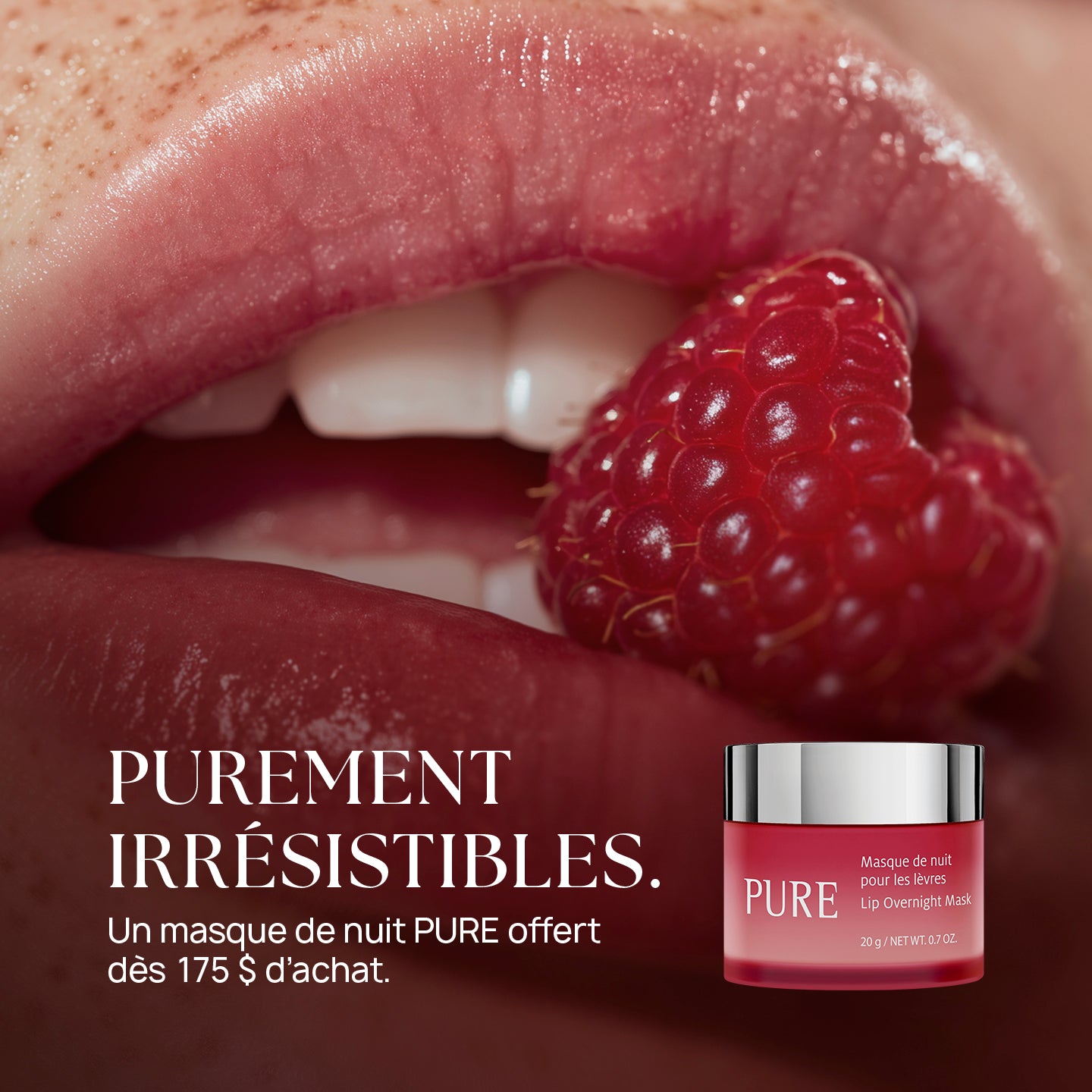 Cadeau gratuit Masque Pure nuit Lèvres