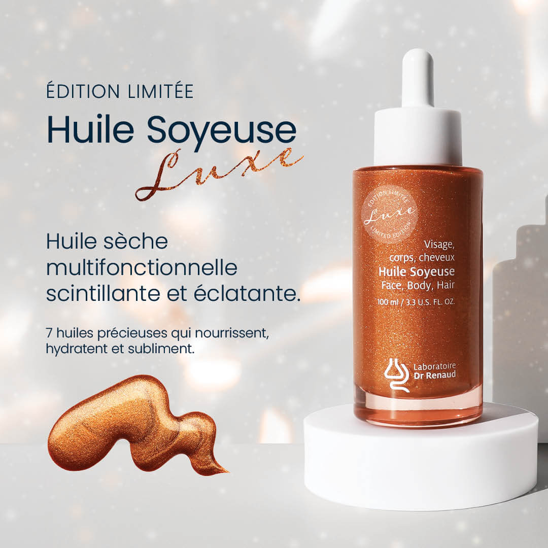 Huile Soyeuse Or pour Visage, corps, cheveux - Édition Luxe
